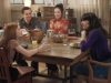 NEW GIRL:  Russell's daughter (guest star Annalise Basso, L) develops a teenage crush on Nick  (Jake Johnson, second from L) when Jess (Zooey Deschanel, R) babysits her for the weekend in the "Kids" episode of NEW GIRL airing Tuesday, April 17 (9:00-9:31 PM ET/PT) on FOX. Also pictured:  Guest-star Chloe Bridges (second from R).  ©2012 Fox Broadcasting Co.  Cr:  Greg Gayne/FOX