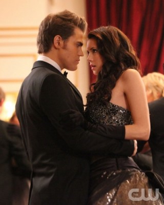 Elena and Stefan get a little too close for Stefan's comfort.