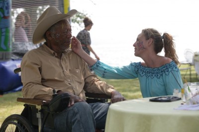 Morgan Freeman and Virginia Madsen in 'Magic of Belle Isle'