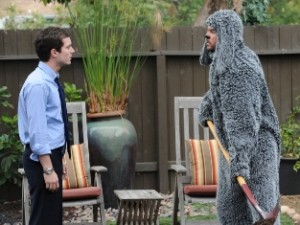 Ryan and Wilfred - digging holes