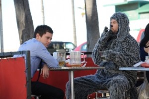 Ryan and Wilfred - having nachos