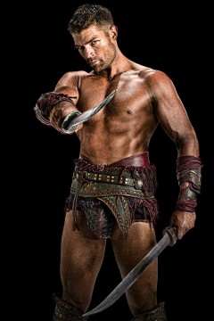 Liam McIntyre as Spartacus in "Spartacus: Vengeance"
