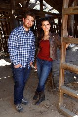 Season 1 - HAUNTED HIGHWAY -- "Santa Clara with Jack and Dana" -- Pictured: (l-r) Jack Osbourne, Dana Workman -- (Photo by: Trae Patton/Syfy)