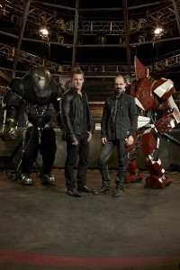 Pictured: (l-r) Chris Jericho and robotics expert Mark Setrakian