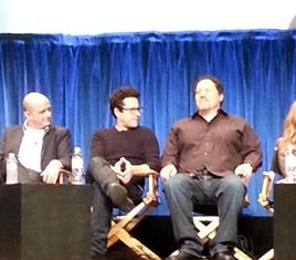 L-R: Eric Kripke, J.J. Abrams, and Jon Favreau