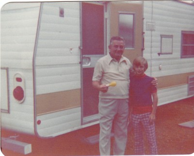 Bret and Grandpa Sychak 1974
