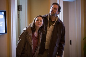 Rosalee enlists Monroe's help to administer the antidote to Brian's toad-snacks.