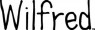 WILFRED: Logo.