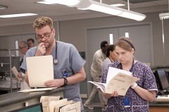 Thor and Zoey debate over who's going to go into Jackie's room.