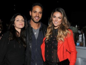 Daniel Sunjata (c), with co-stars Vanessa Ferlito (l) and Serinda Swan (r) at SXSW @Night in Austin, TX, Monday, March 11, 2013. Photo: Vivien Killilea/USA Network.