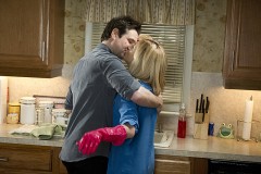 Jackie and Frank waste no time getting it on--finally!  