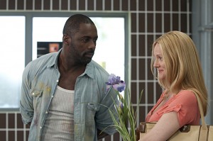 From Season 1, episode 4: Cathy (Laura Linney) gets frisky with a painter named Lenny (guest star Idris Elba)