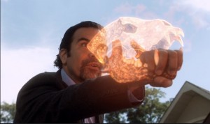 A prehistoric jawbone artifact capable of inducing heart stopping fear into its victims