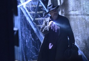 Artie along with Pete and Myka discover a secret entrance within Niagara Falls