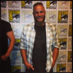 Fimmel noted one the pecularities of Ragnar is he always laughs at the wrong time.