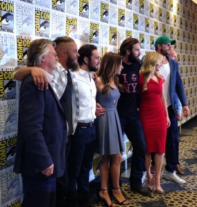 Filming in remote locations in Ireland, the Vikings cast were both excited and surprised to learn about the show's popularity.