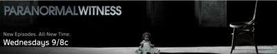 PARANORMAL WITNESS - S3 - Wed 9pm banner