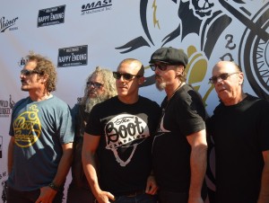 Red carpet gentlemen: Coates, Boone, Rossi, Flanagan and Callie.