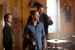 HAVEN -- "Survivors" Episode 402 -- Pictured:L-R: Kyle Mitchell, Colin Ferguson, Robert Maillet -- (Photo by: Michael Tompkins/Syfy)