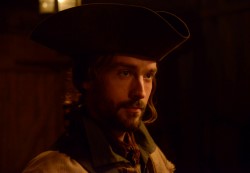 Ichabod Crane recalls an incident during the Boston Tea Party involving a strange crate and a German Hessian guarding it.