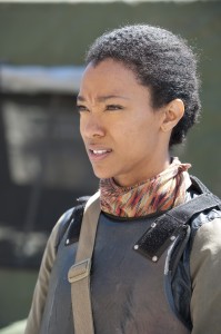 Has Sasha stepped up in Michonne's absence?