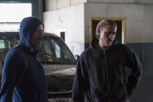Tension grows between Chibs (Flanagan) as Jax tried to broker a peaceful resolution to their IRA problem.