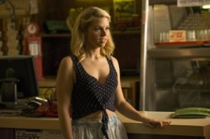 Crystal knows that Lauren isn't really a waitress...but I'm not so sure Crystal can be trusted either.