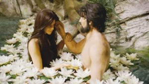 Adam and Eve display at a creation museum