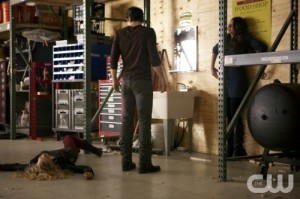 You'd think becoming a vampire would rid Elena of needing to be rescued.