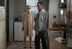 Elizabeth has to clean up Lucia's mess after she confronts Larrick.