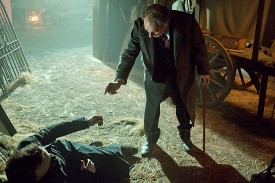 Victor's first born befriends Vincent Brand, a local thespian, who helps him after he's beaten and gives him the name Caliban.