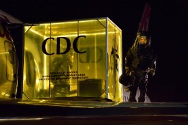 "...a virus exists only to find a carrier and reproduce, that’s all it does and it does it quickly....So you still wanna be the first one through the door?”