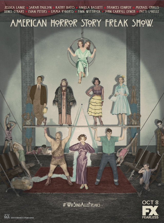 American Horror Story Freak Show - Cast Art