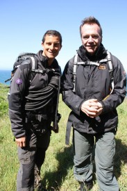 Bear Grylls and Tom Arnold.