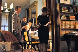 Annalise and husband Sam in her office