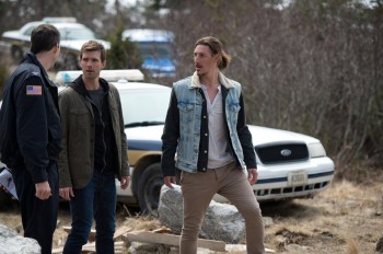 L-R: Dwight, Nathan, and Duke have their hands full with trying to stop Mara, figure out what this new sewing trouble is, and find Jennifer.