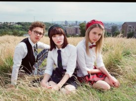 l-r: James (Olly Alexander), Eve (Emily Browning), and Cassie (Hannah Murray)