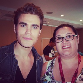 Ignore me on the right and just stare at the guy on the left...Paul Wesley.