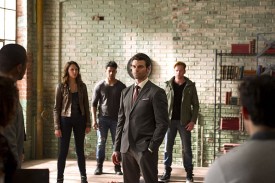 Elijah always knows how to make an entrance.