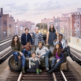 Jeremy Allen White as Lip Gallagher, Emmy Rossum as Fiona Gallagher, William H. Macy as Frank Gallagher, Ethan Cutkosky as Carl Gallagher, Brandon/Brenden Sims as Liam Gallagher, Steve Howey as Kevin Ball, Shanola Hampton as Veronica Fisher, Emma Kenney as Debbie Gallagher and Cameron Monaghan as Ian Gallagher in Shameless