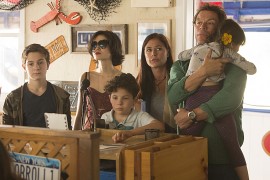 The Solloway family stop for a bite to eat at the diner where Alison works.