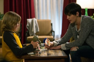Trubel is great with David helping him find his inner strength.