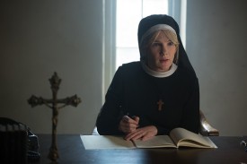 Sister Mary Eunice from Season 2 AHS: Asylum pays a visit to the "Freak Show."