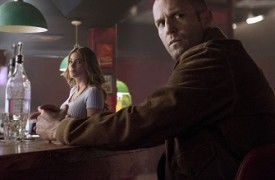 DD (Sofía Vergara) and Nick Wild (Jason Statham) in WILD CARD.