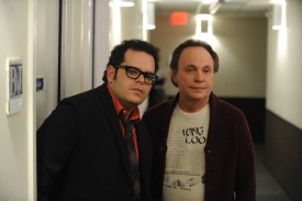 THE COMEDIANS -- Pictured: (L-R) Josh Gad, Billy Crystal. CR: Ray Mickshaw/FX