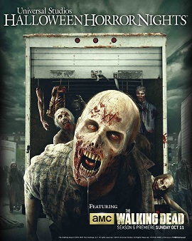 UNIVERSAL STUDIOS HOLLYWOOD - THEME PARKS -- Pictured: "The Walking Dead: Wolves Not Far" Key Art -- (Photo by: Universal Studios Hollywood)