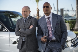 Rob Corddry, Dwayne Johnson in Episode 3 of Ballers. Photo: Jeff Daly/courtesy of HBO