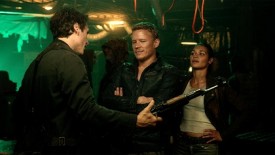 Julian tries to impress Noma and Alex with his big guns
