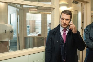 Sandoval receives an important call about Drifty (Jamie Hector) and Vladimir (William Popp).