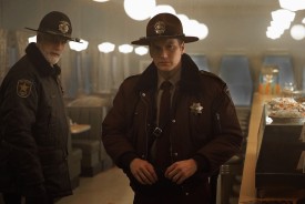 FARGO -- Pictured: (L-R) Ted Danson as Hank Larsson, Patrick Wilson as Lou Solverson. CR: Chris Large/FX
